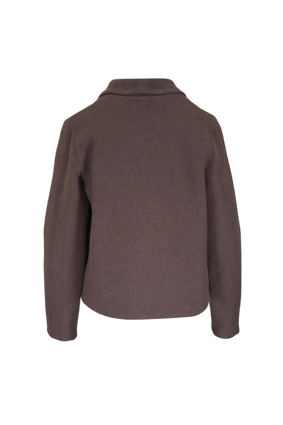 Peter Cohen Book Dark Brown Double Faced Cashmere Jacket - view 2