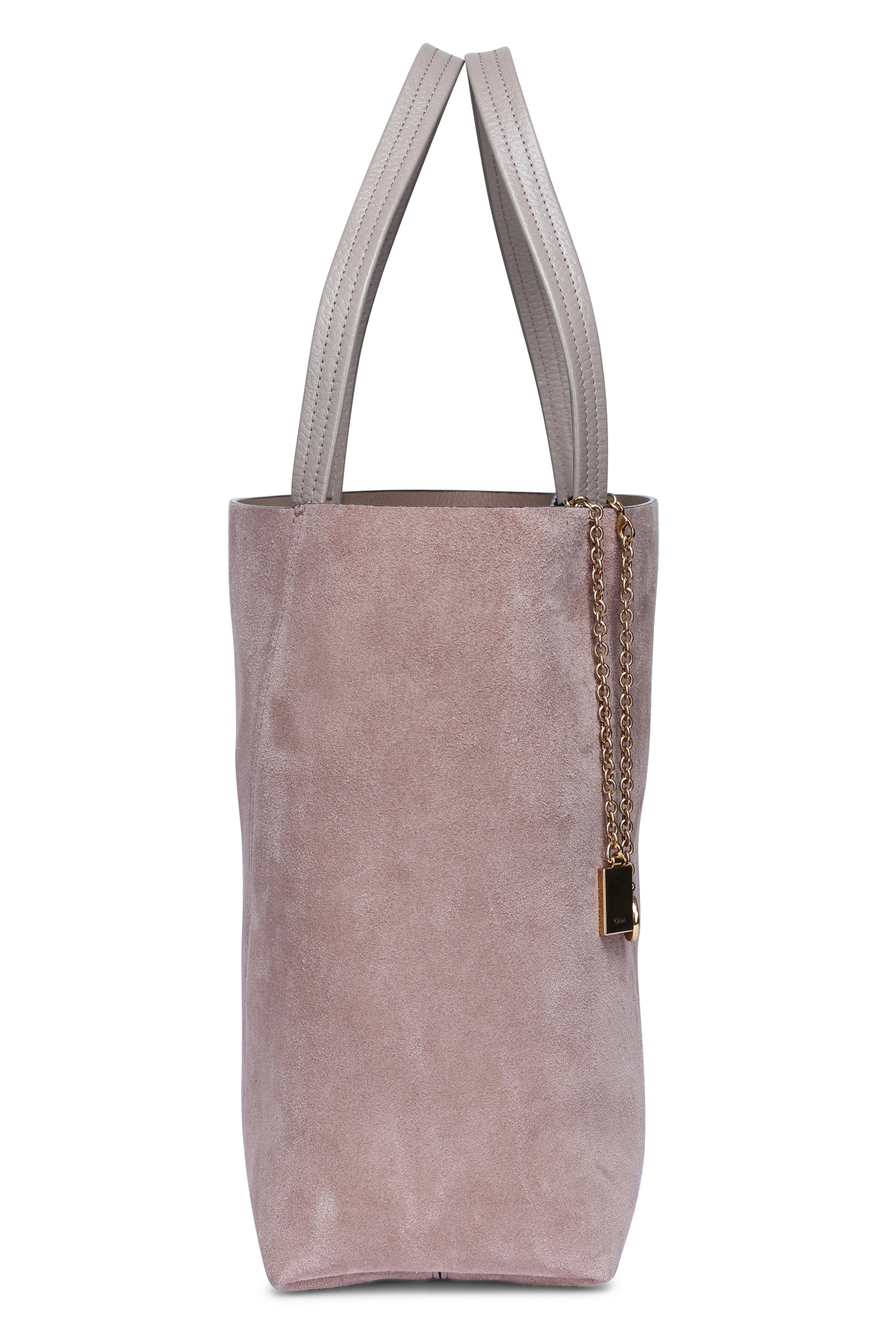 トートバッグ CHLOE SPIN SUEDE TOTE BAG Chloé Large Chloé Spin Tote Bag In Suede Leather | Chloé US