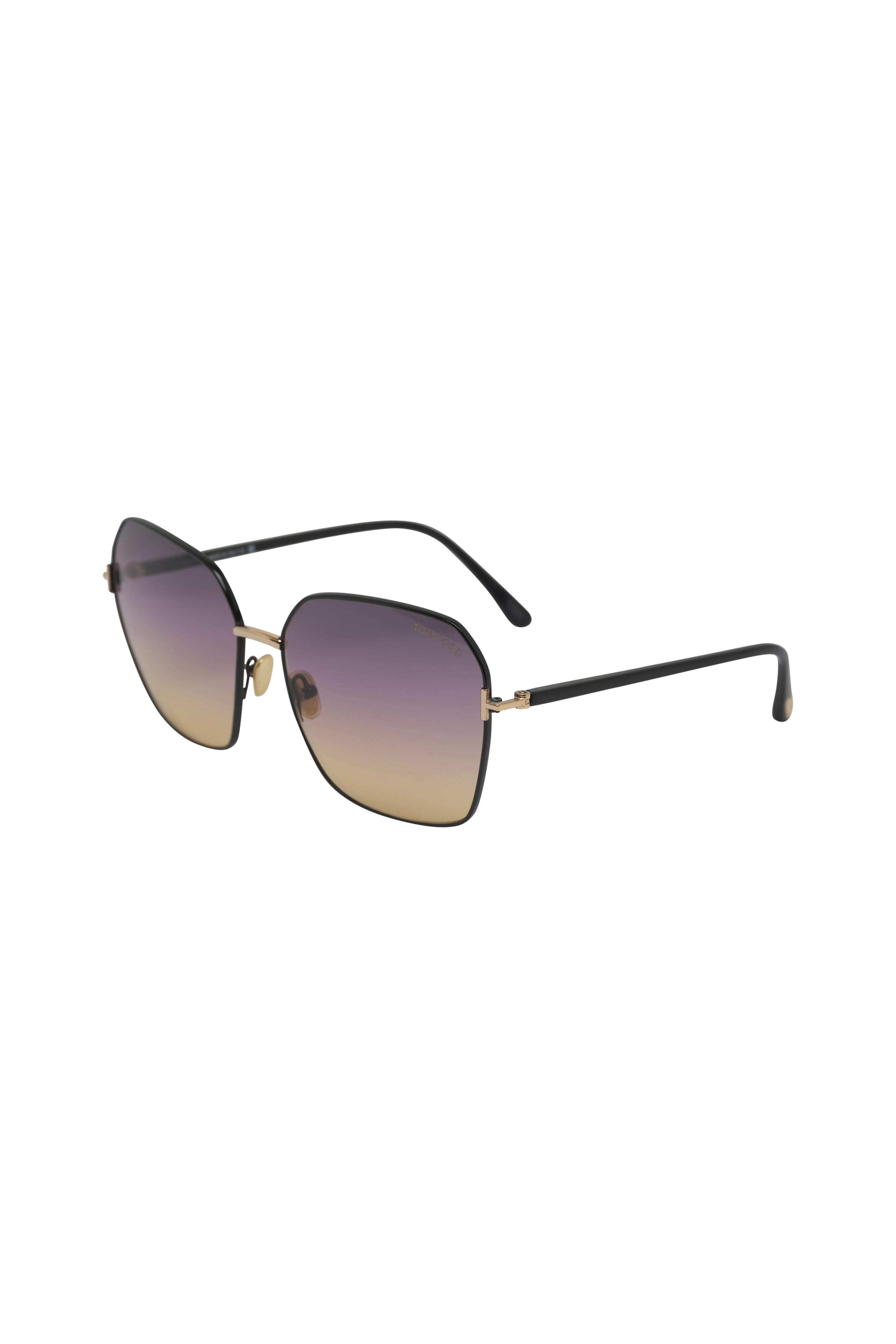 Tom Ford Eyewear - Claudia Black Square Frame Sunglasses