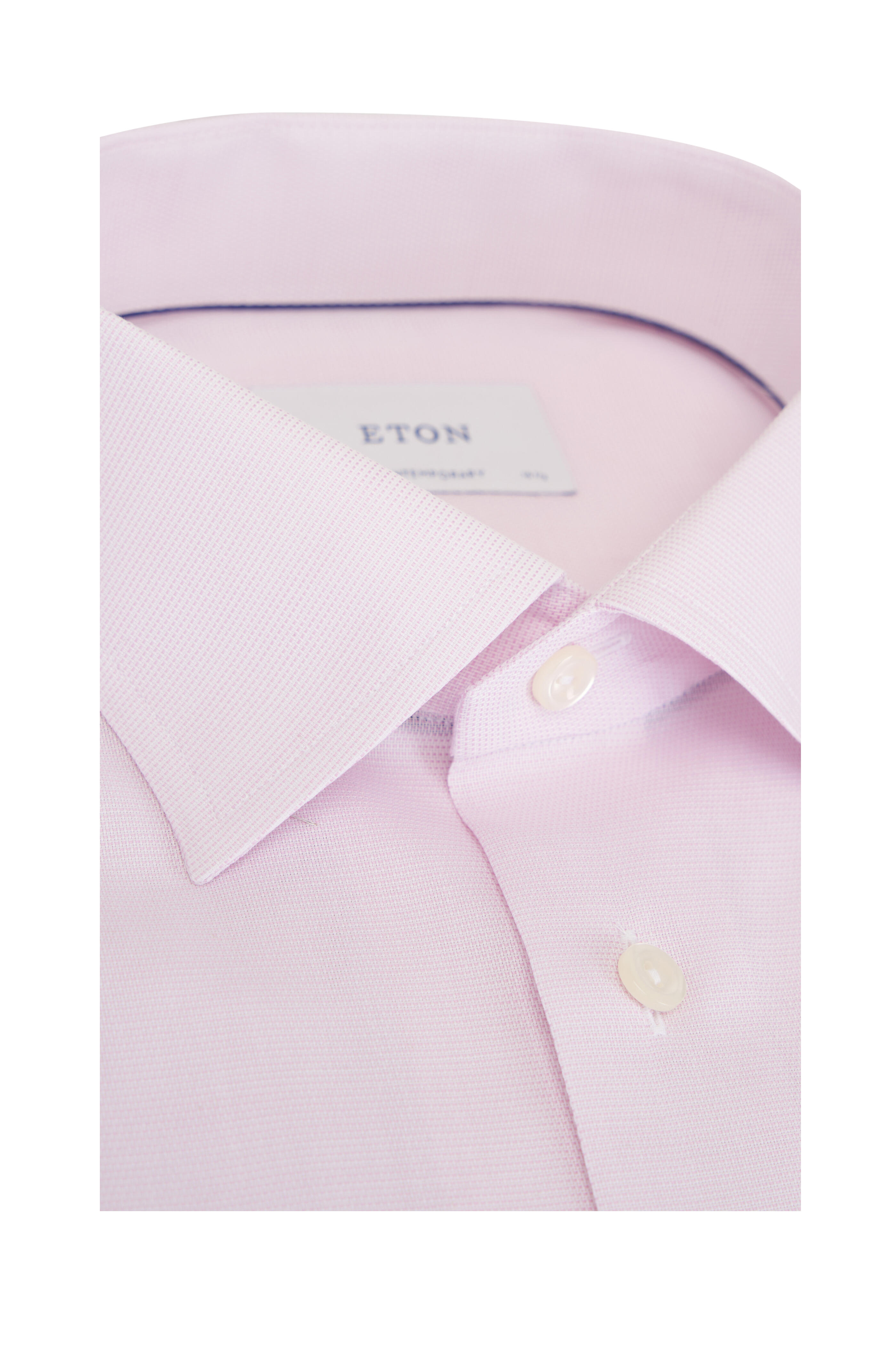Eton - Pink Cotton Dress Shirt - view 2