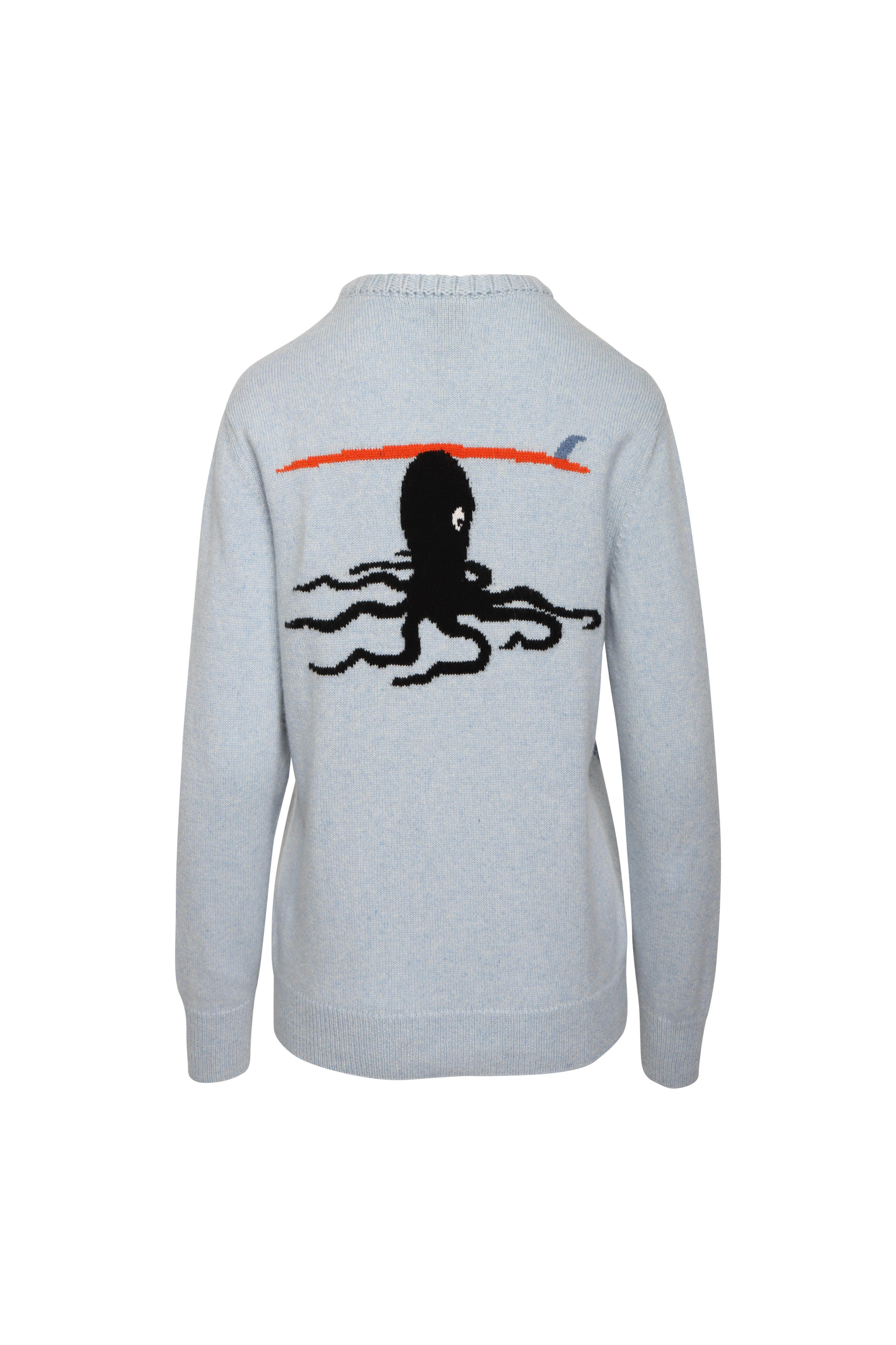Harden - Blue Animals Surfing Crewneck Sweater