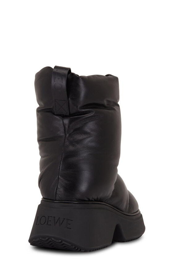 Loewe - Black Padded Leather Boot