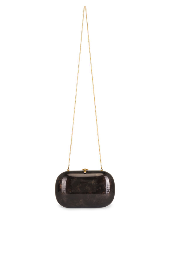 Jeffrey Levinson Elina Plus Monet Espresso & Gold Clutch - view 1