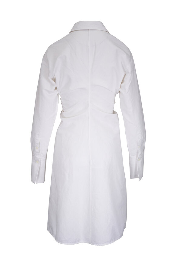Totême Off White Slouchy Shirtdress - view 3