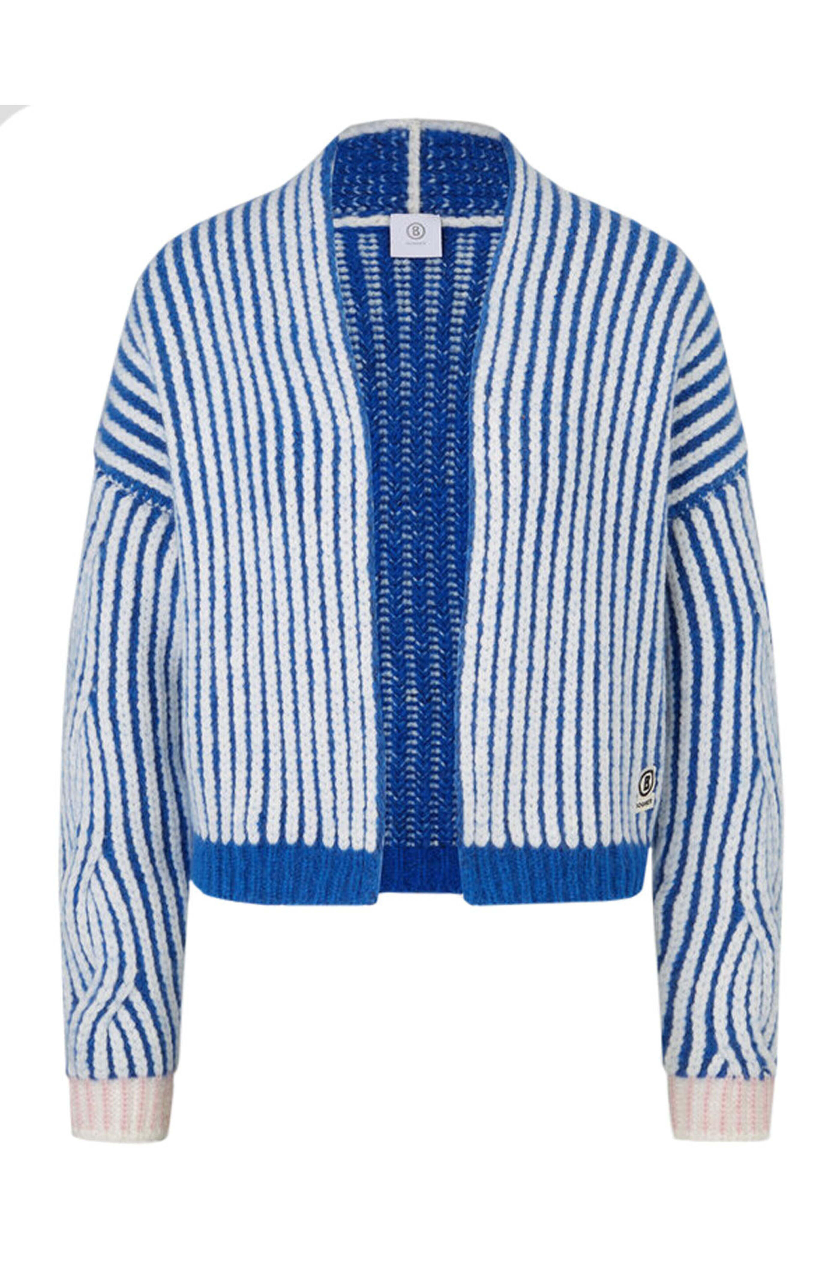 Bogner - Atlantic Blue Stripe Knit Danna Cardigan