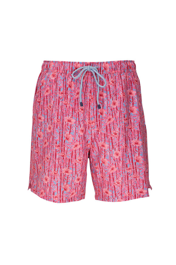 Peter Millar - Passionfruit Shoots & Flowers Swim Trunks