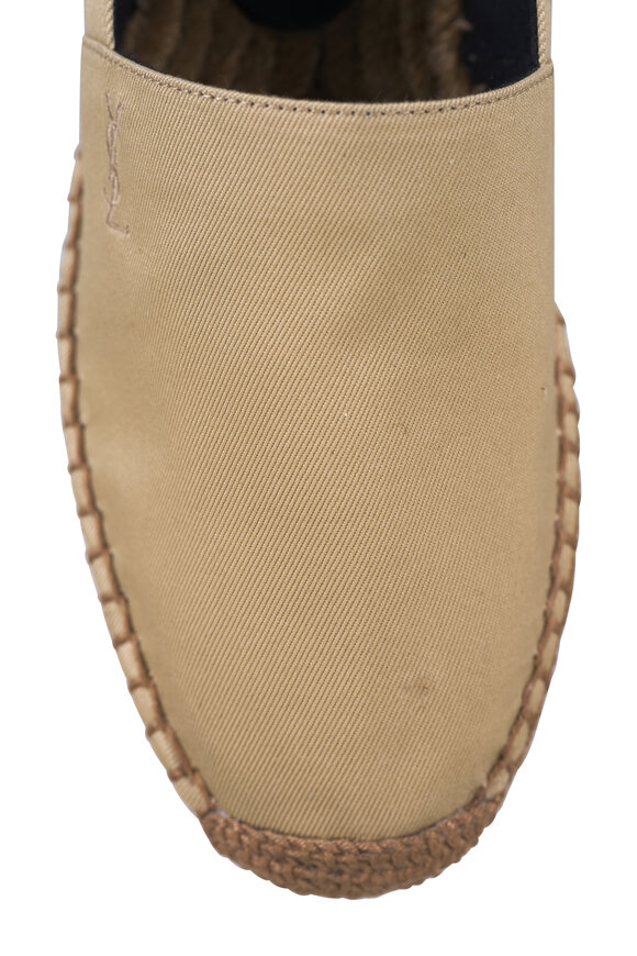 Saint Laurent Perseo Biscuit Cotton Espadrille - view 5