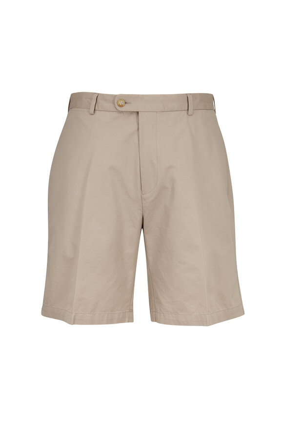 Peter Millar - Khaki Washed Twill Shorts