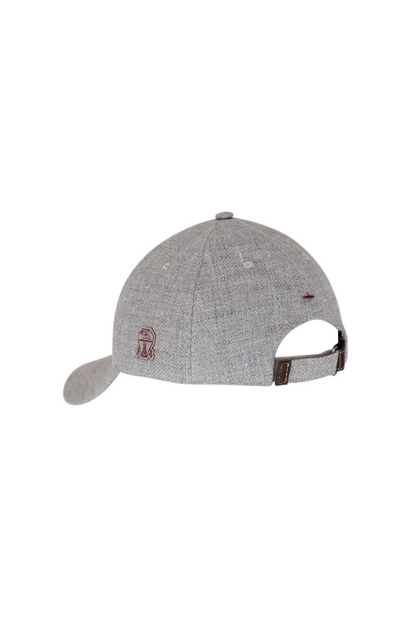 Brunello Cucinelli - Gray Knit Baseball Cap 