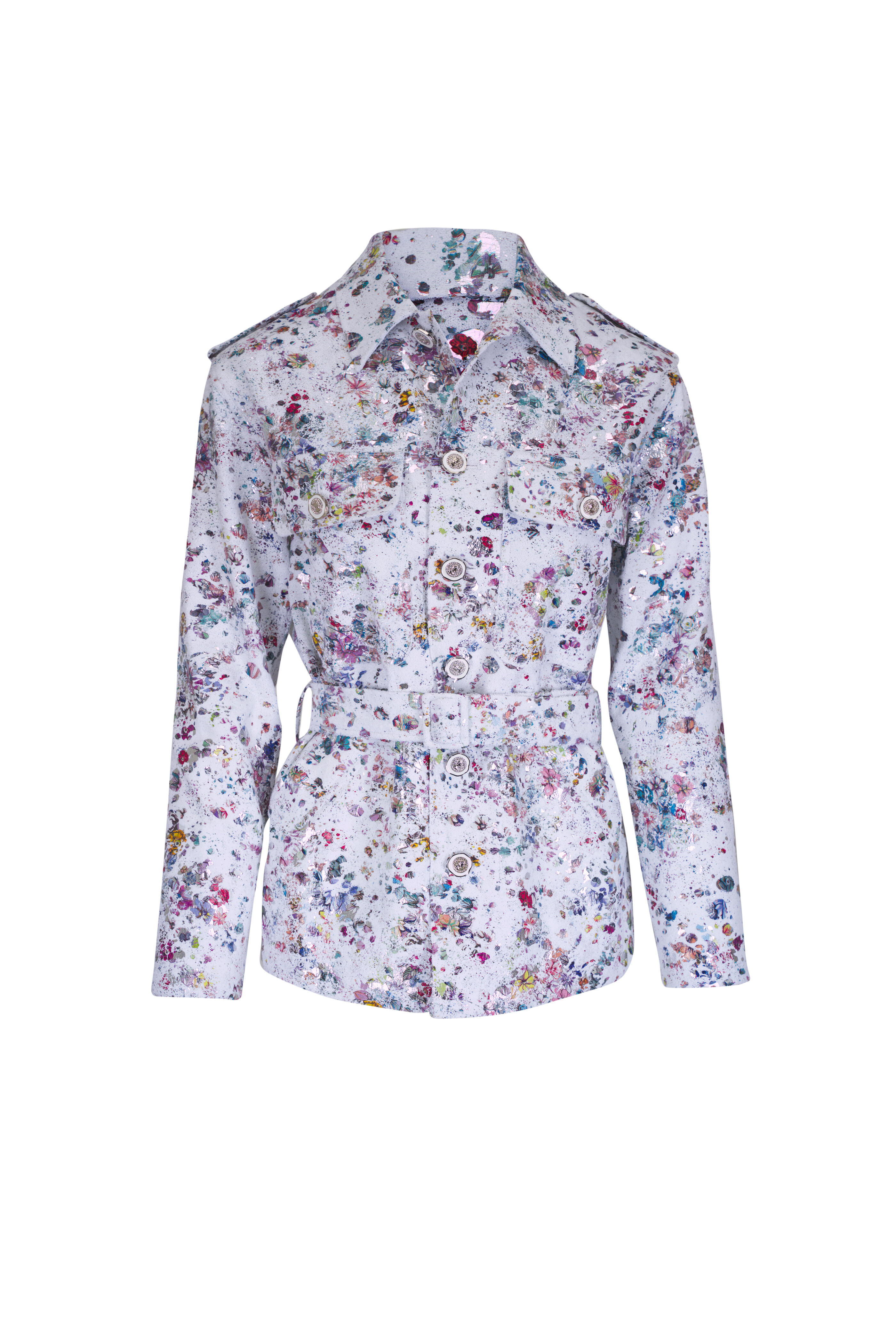 Libertine - Flower Mirror Ball Multicolor Safari Jacket