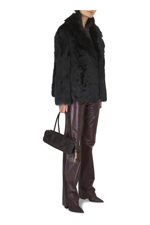 Nili Lotan Laurel Walnut Cashmere & Wool Sweater - view 2