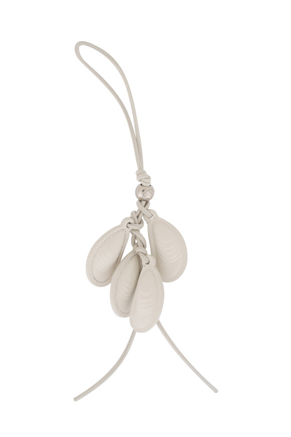 Loewe White Shell Bag Charm - view 1
