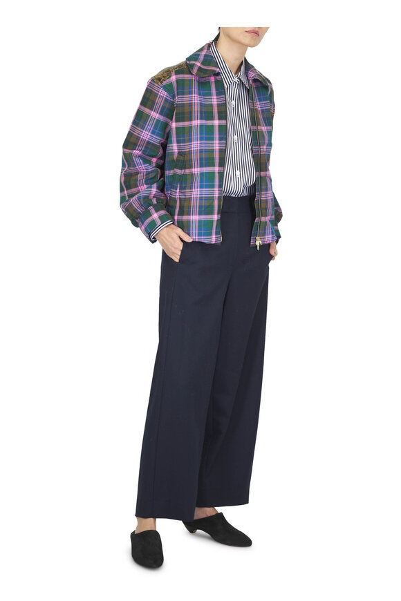 Odeeh Midnight Stretch Wool Flannel Pant - view 2