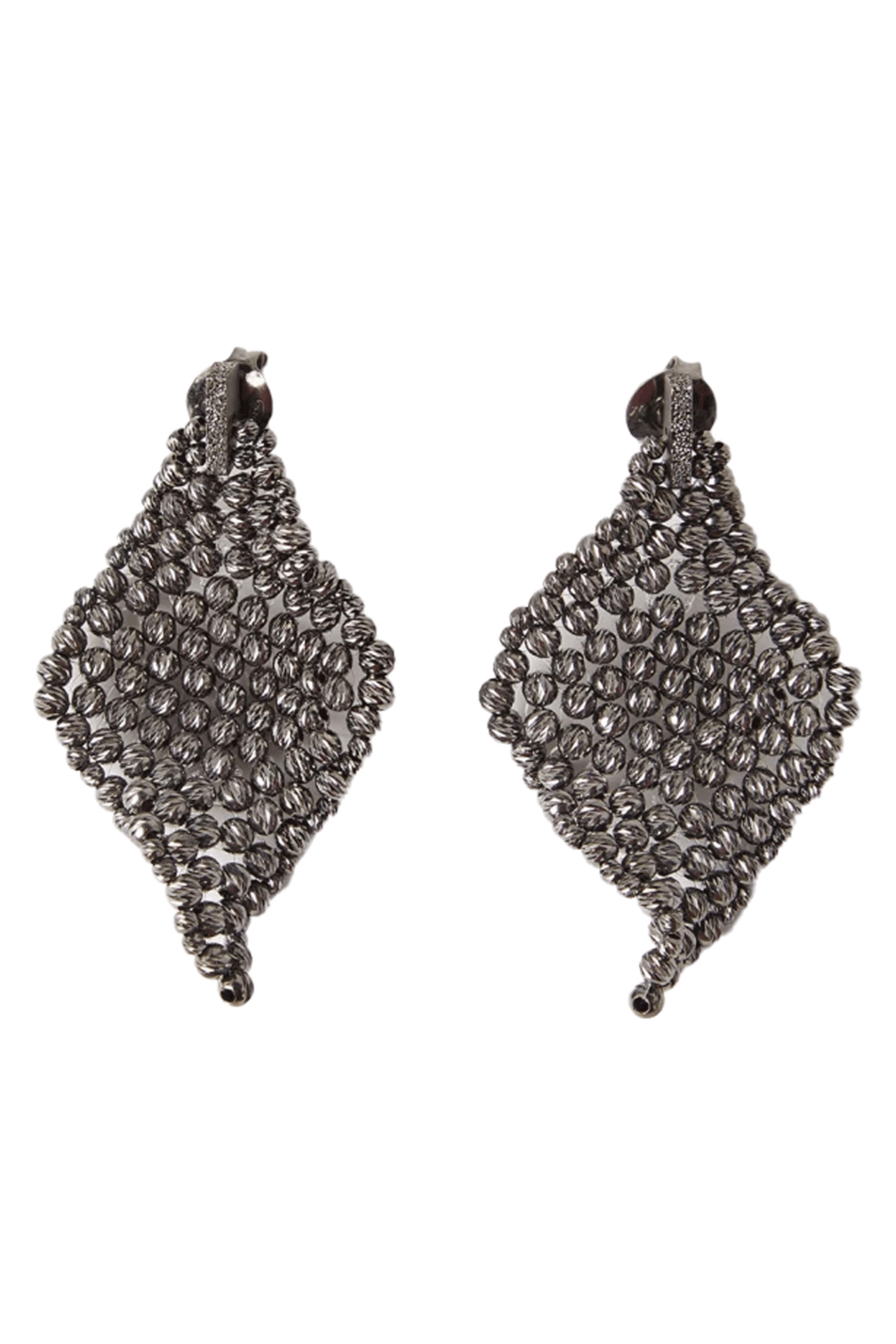 【関税＆送料込み】Brunello Cucinelli Earrings Brunello Cucinelli - Diamante Monili Sculptured Earrings