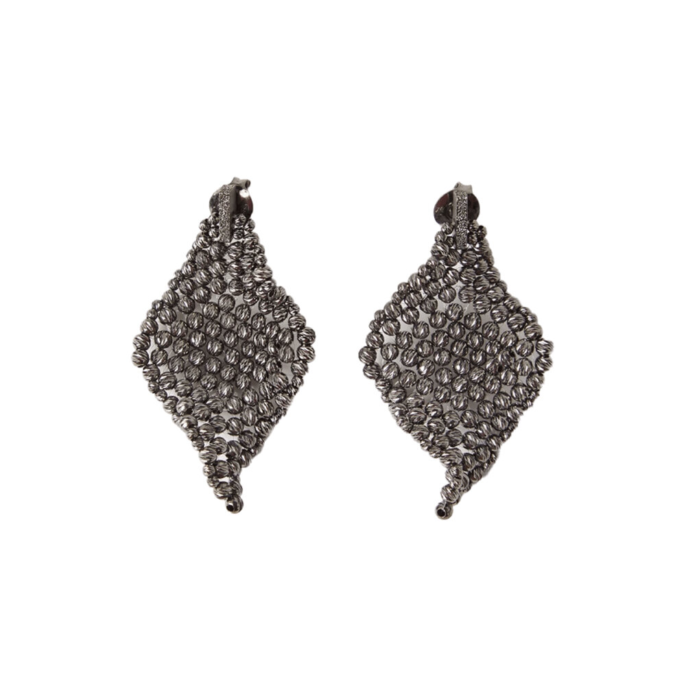 Brunello Cucinelli - Diamante Monili Sculptured Earrings