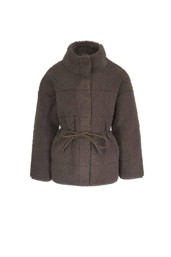 Bogner Kimberly Gray Brown Teddy Jacket - view 1