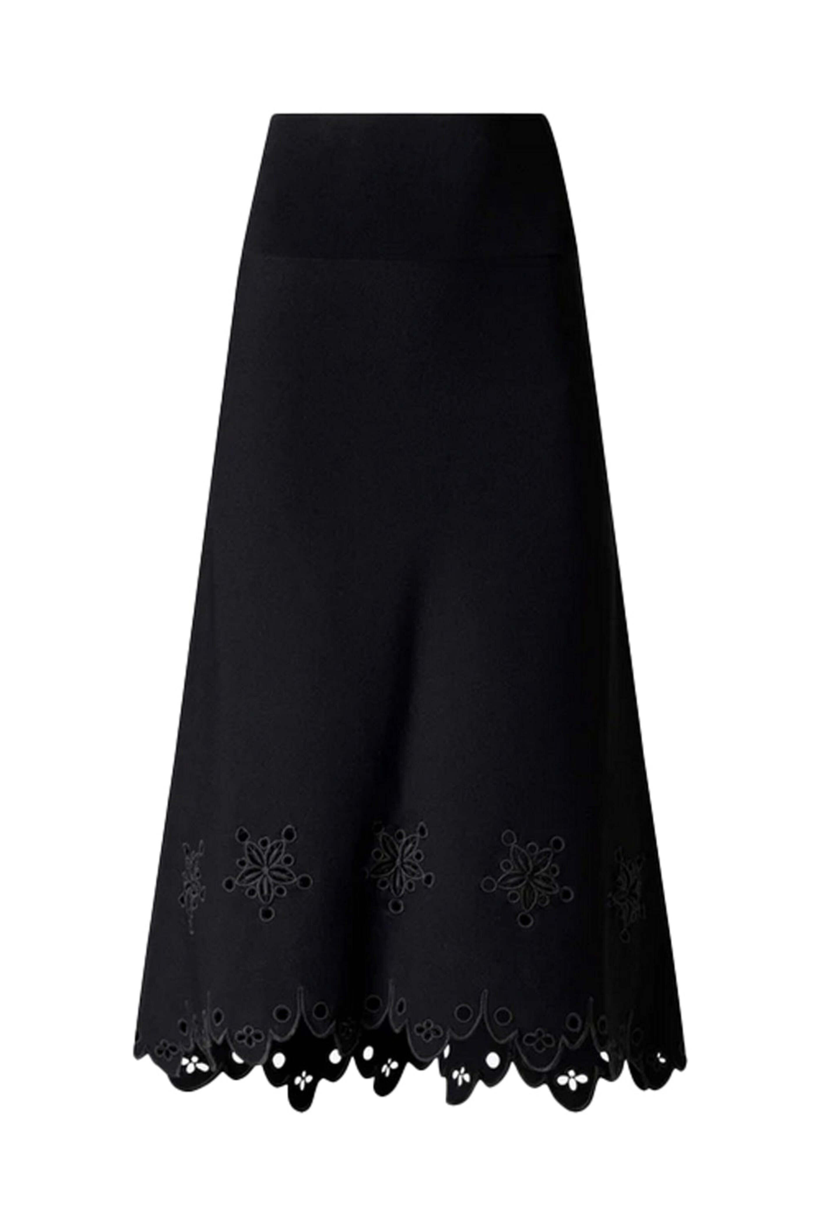 Altuzarra - Black Knit Melly Skirt | Mitchell Stores
