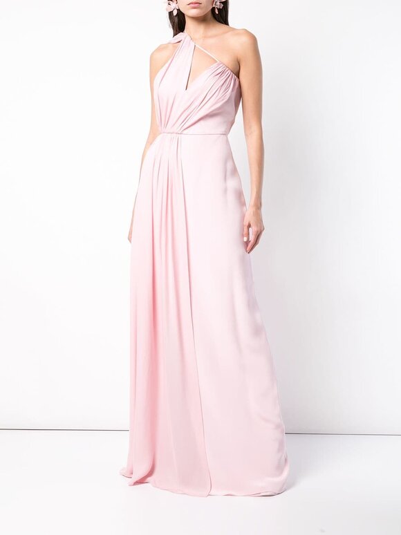 Cushnie - Sloane Peony One-Shoulder Cut Out Gown