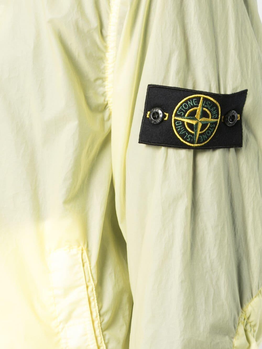 Stone Island - Lamy Velour Lemon Hyper Light Hooded Jacket