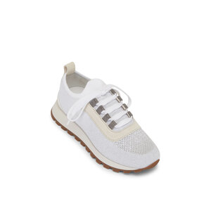 【関税込み】BRUNELLO CUCINELLI Monile knit sneakers Brunello Cucinelli Knit Monili Runner Sneakers | Neiman Marcus