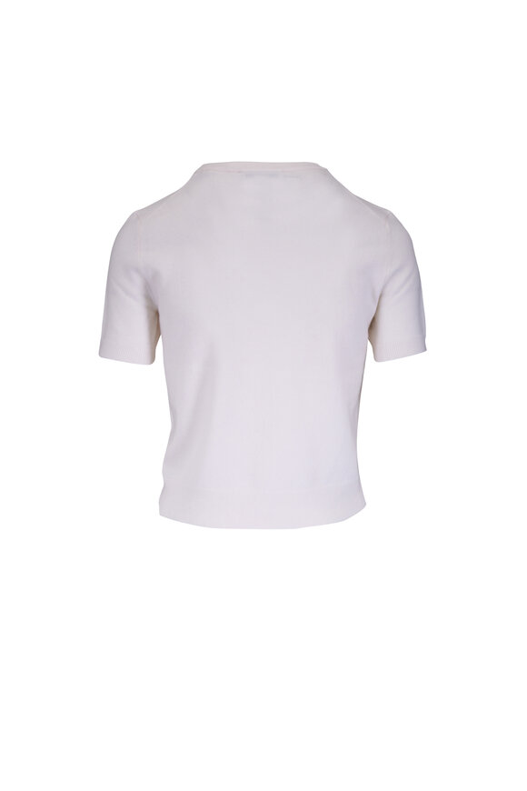 Vince Off White Wool & Cashmere Sweater - view 2