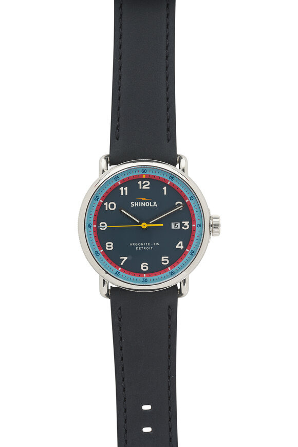 Shinola - Canfield C56 Navy Watch Black Strap, 43mm