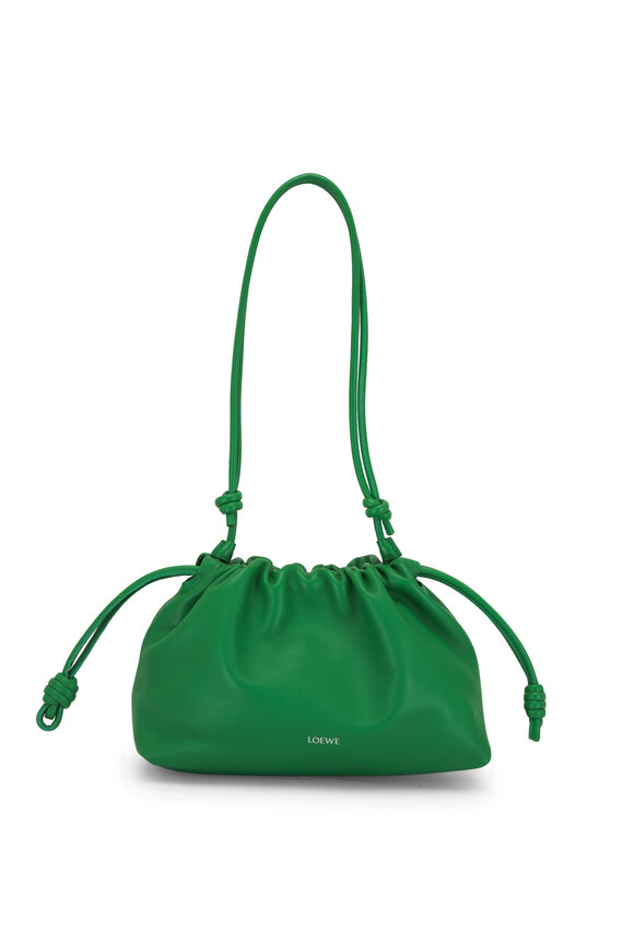 Loewe Flamenco Tropical Green Leather Should Bag