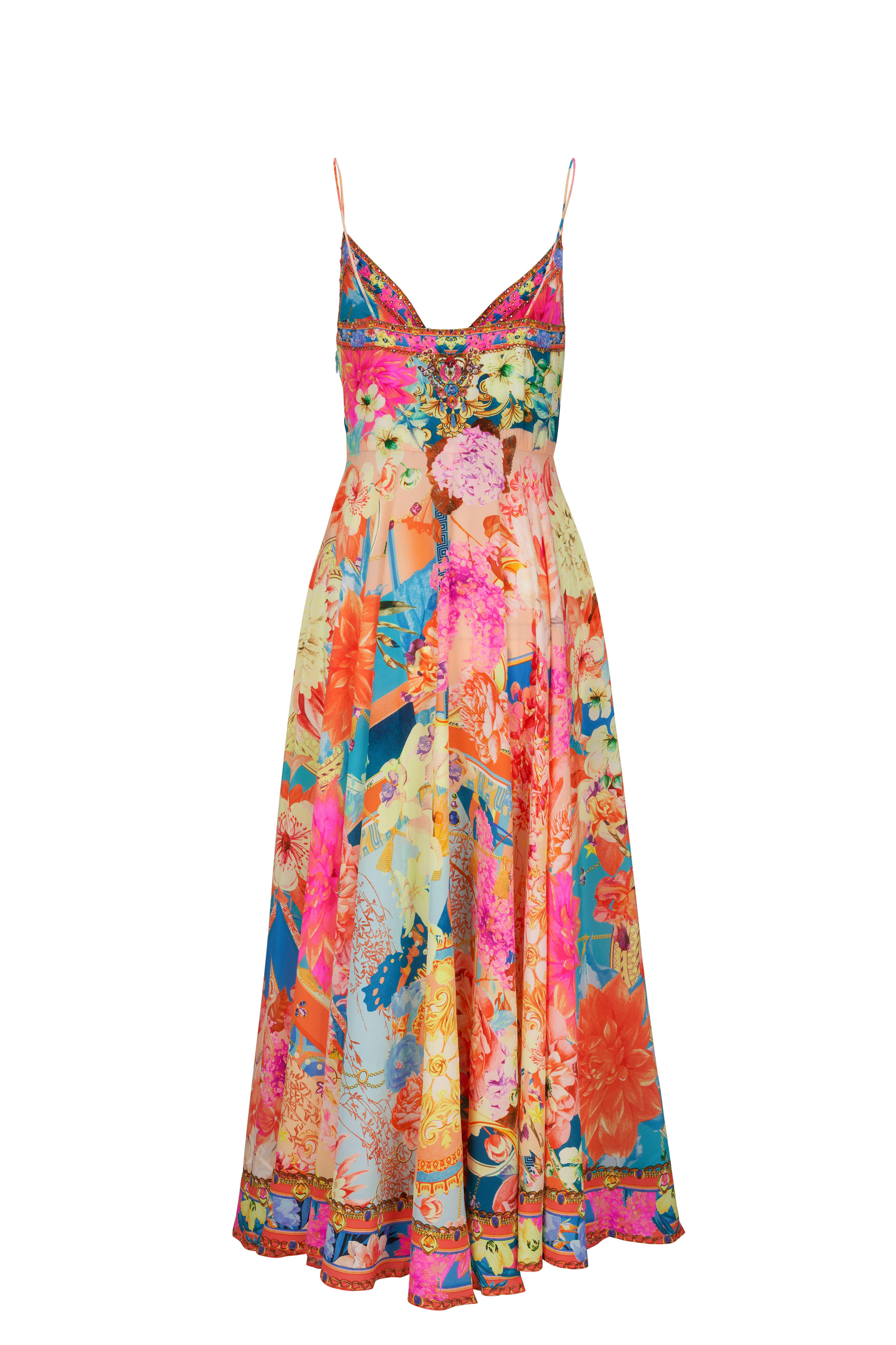 Tie front shop floral dress