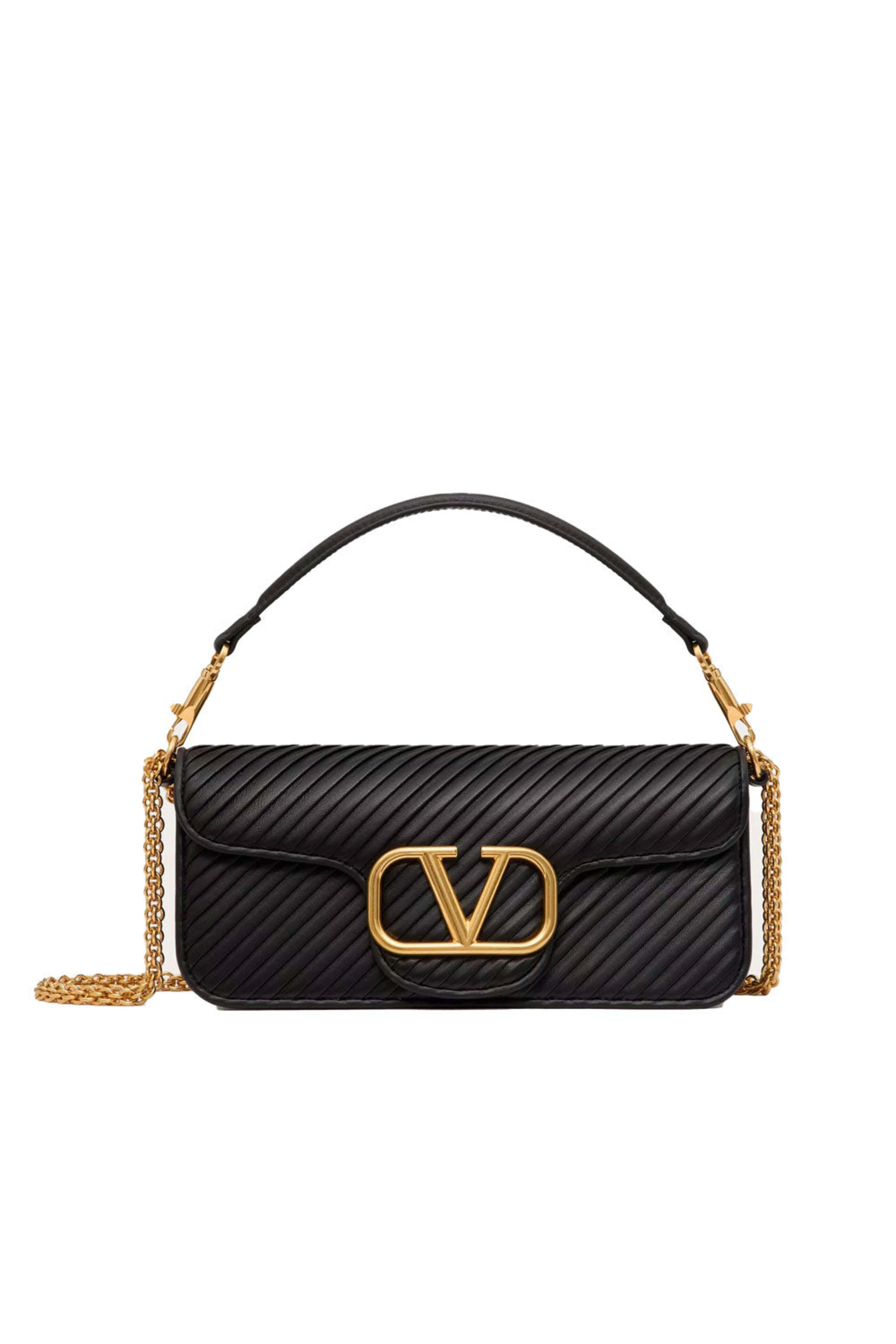 【VALENTINO】LOCO' SHOULDER BAG Valentino Garavani Locò Small Shoulder Bag In Calfskin for