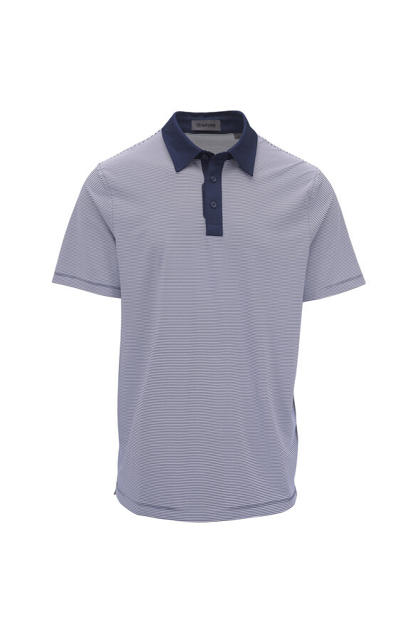G/Fore Twilight Stripe Jersey Tech Polo