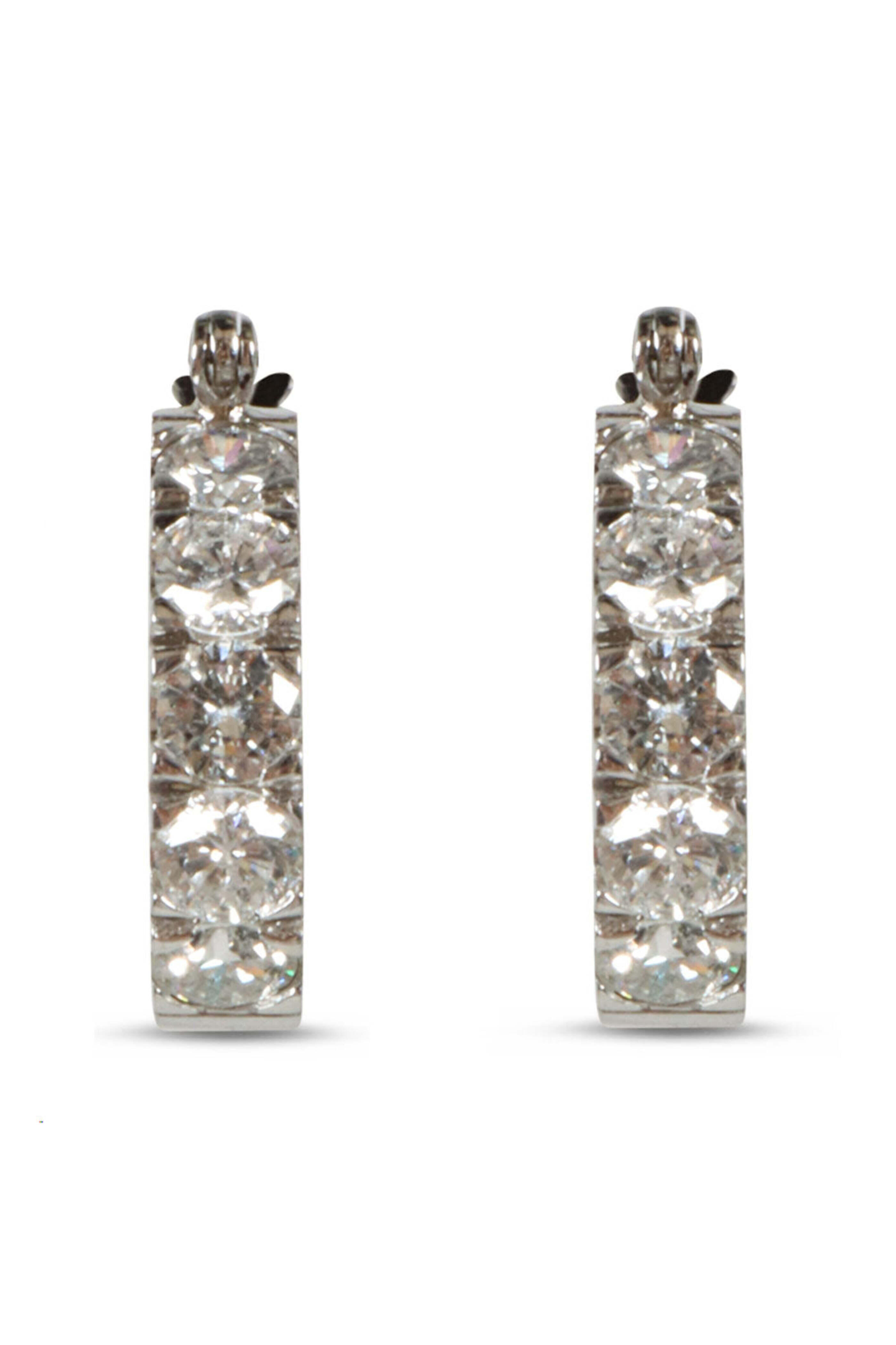 Robin Hancock Fine Jewelry - Round Brillant Cut Diamond Hoops