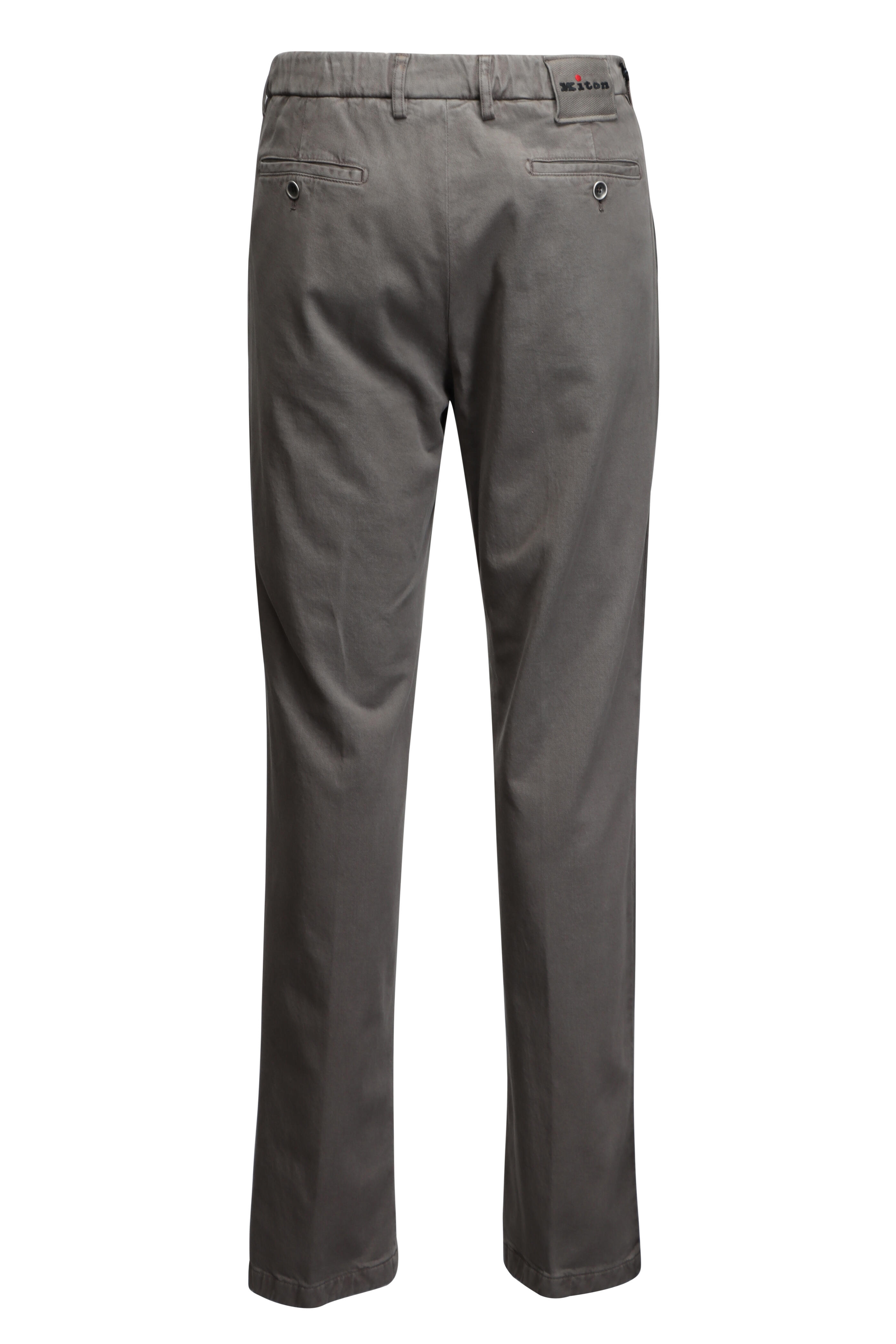 Kiton - Dark Taupe Stretch Casual Pant