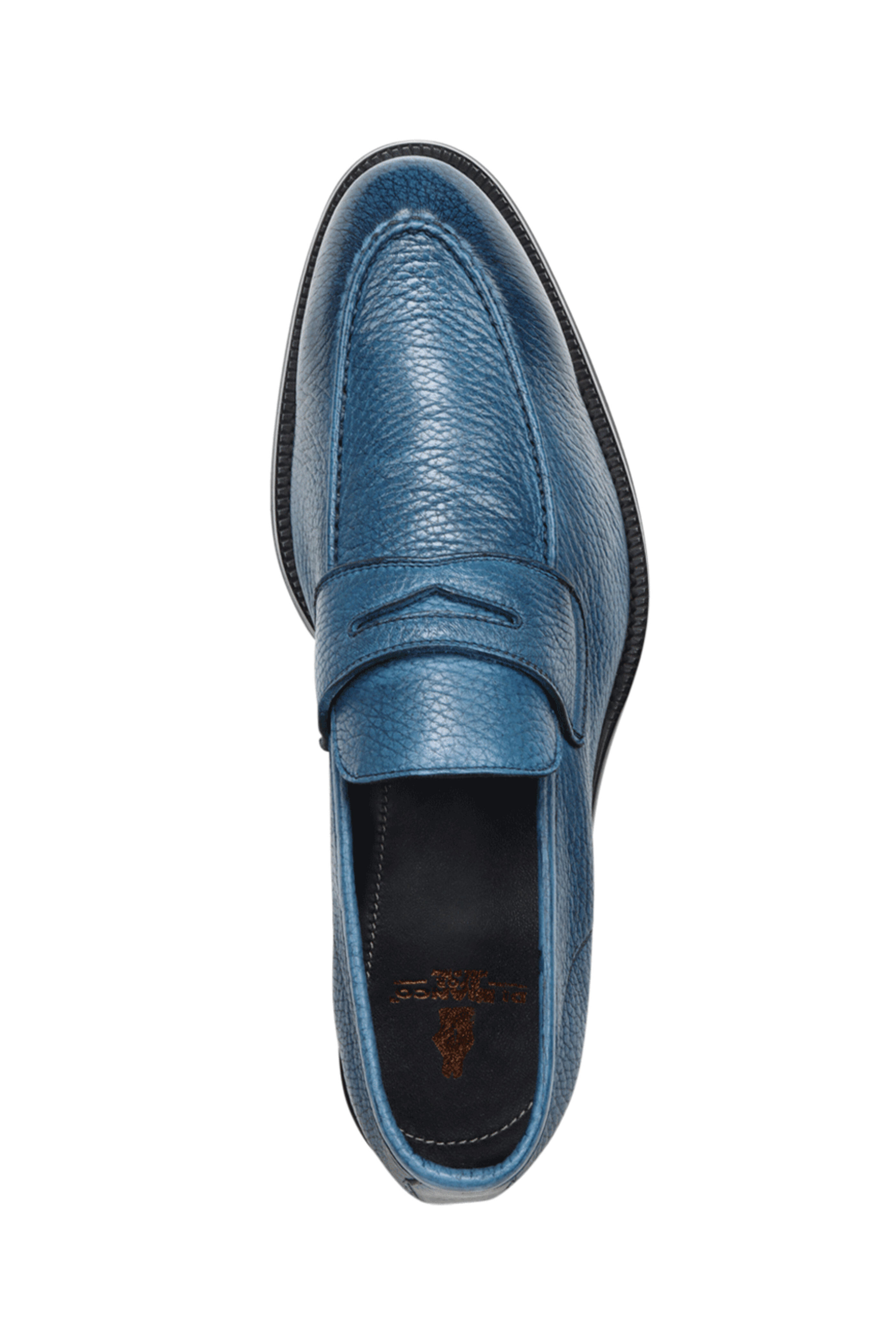 Scarpe di Bianco - Aviano Cervo Indigo Leather Loafer