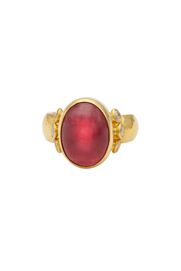 Gurhan 24k Gold Tourmaline Cocktail Ring - view 1