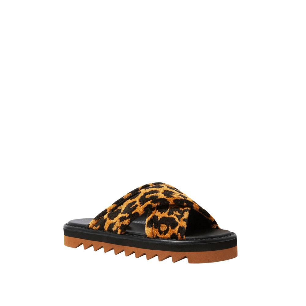 サンダル・ミュール Stella McCartney Sandal 'Sneak Elyse' Stella McCartney - Sneak-Elyse Twisted Sandal in Leopard