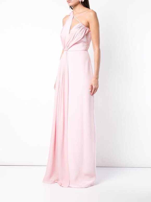 Cushnie - Sloane Peony One-Shoulder Cut Out Gown