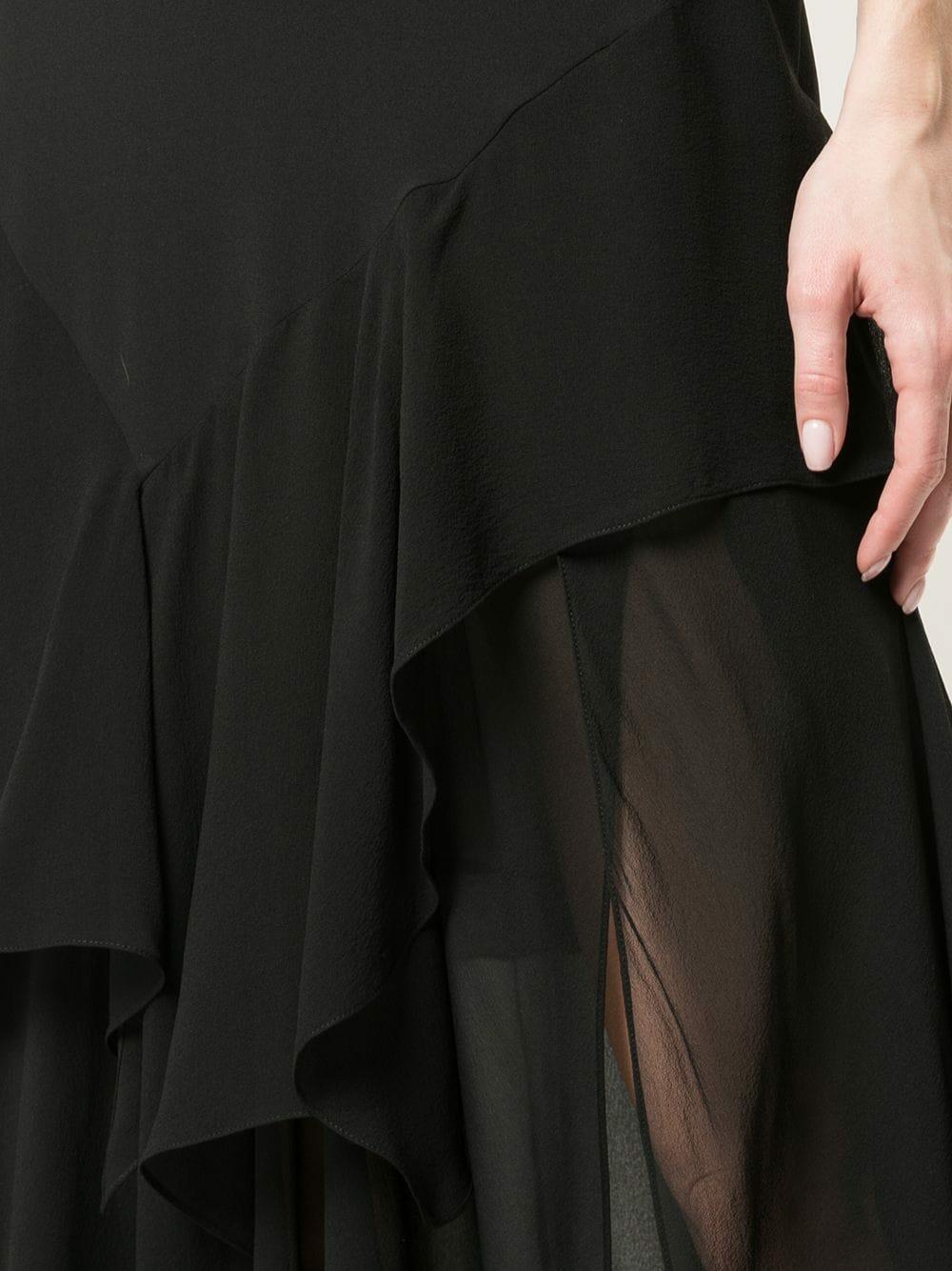 Michael Kors Collection - Black Silk Chiffon Skirt