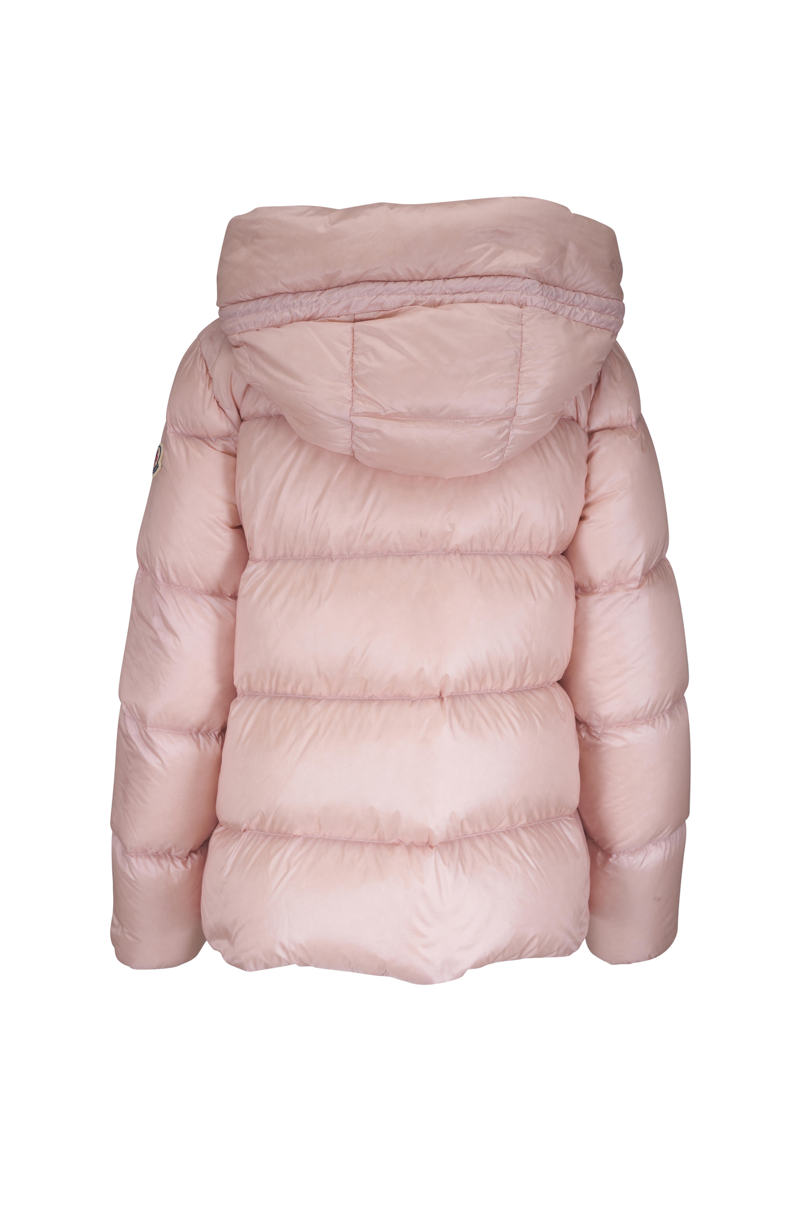 Moncler - Serittes Pearl Pink Short Down Parka | Mitchell Stores