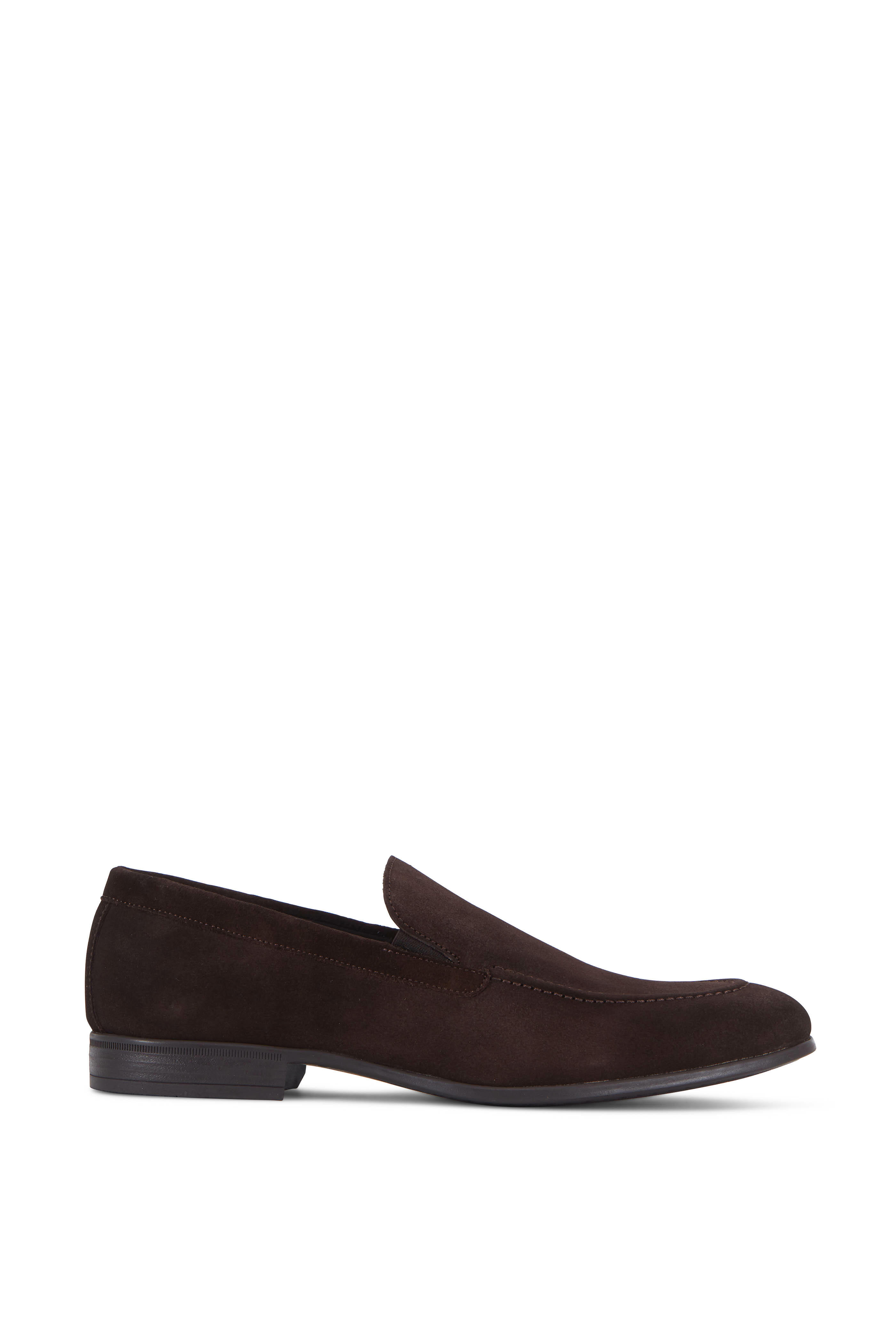 G Brown - Ashton Dark Brown Suede Venetian Loafer