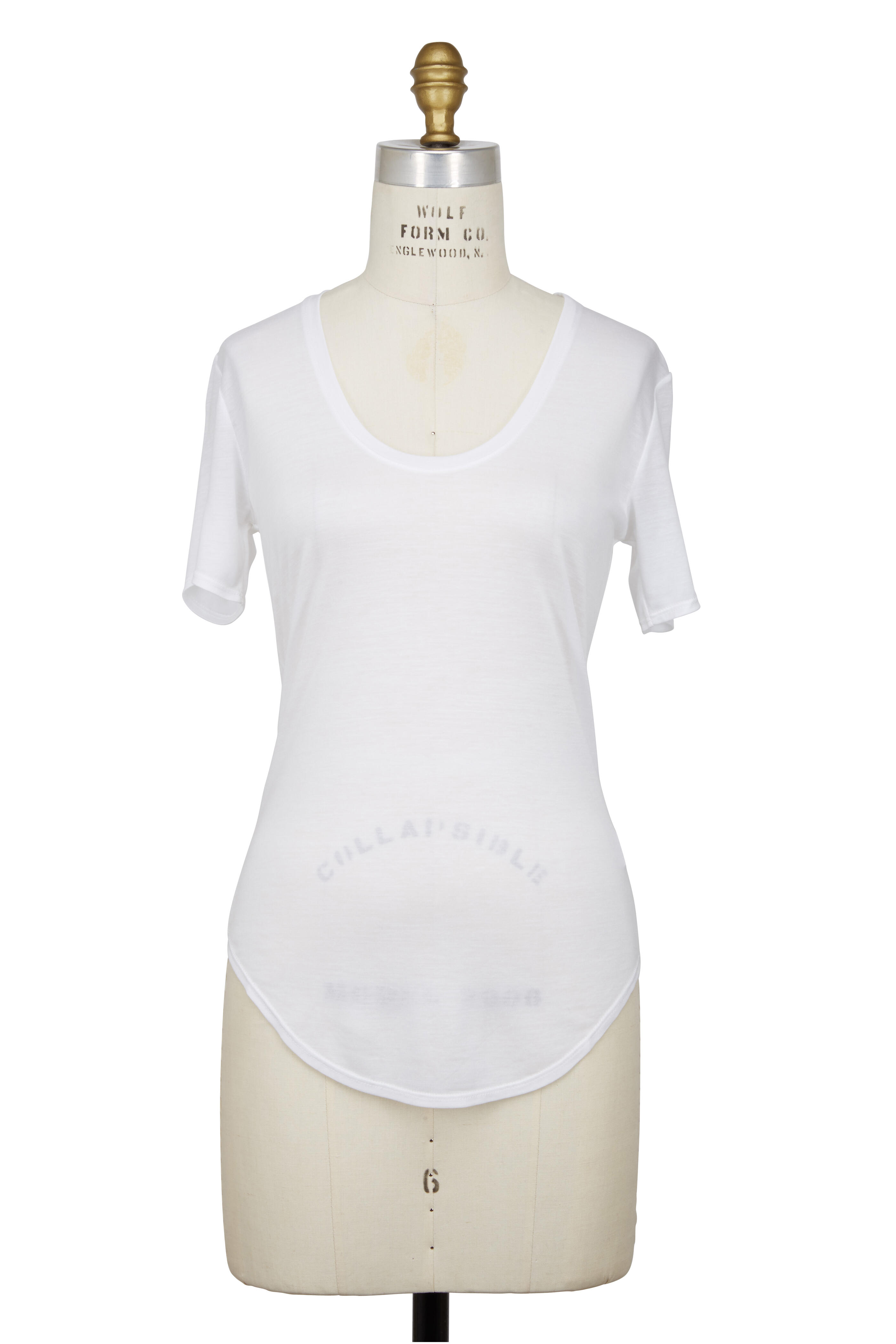 Helmut Lang - White Modal T-Shirt