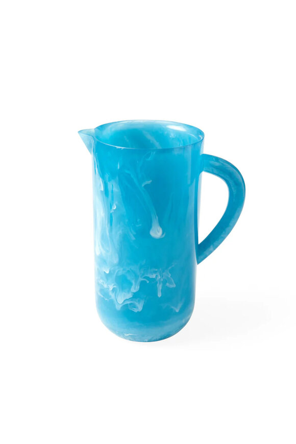 Jonathan Adler Mustique Turquoise Pitcher - view 1