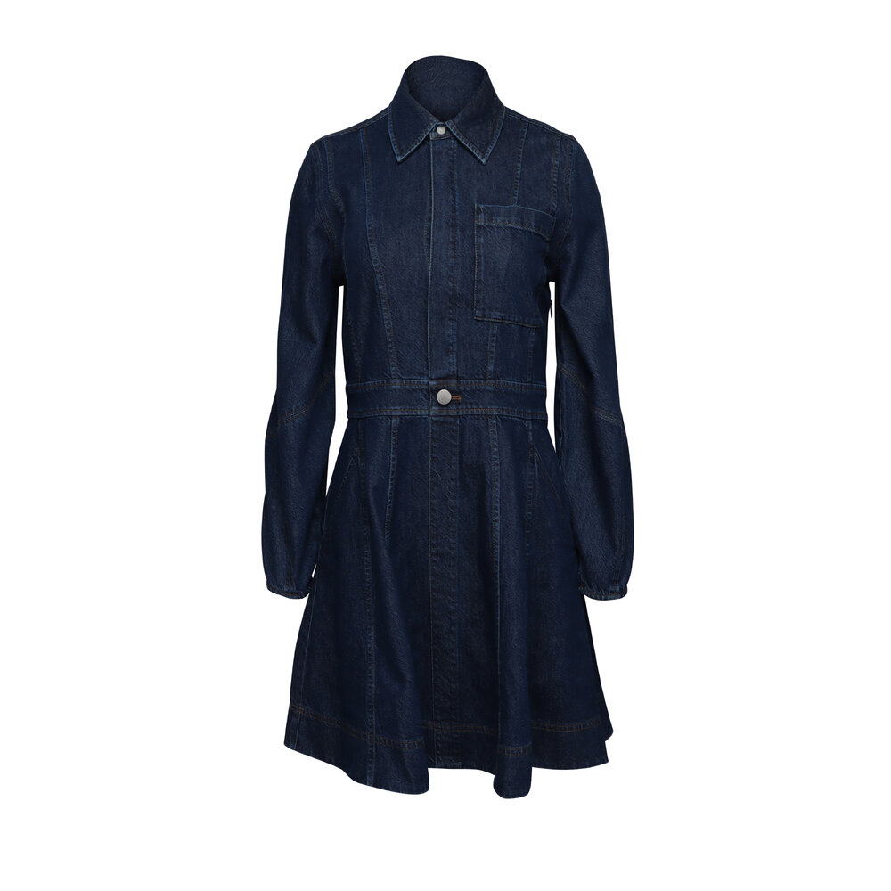 white christmas dresses Denim Mini Dress – In The Name Of Clothes