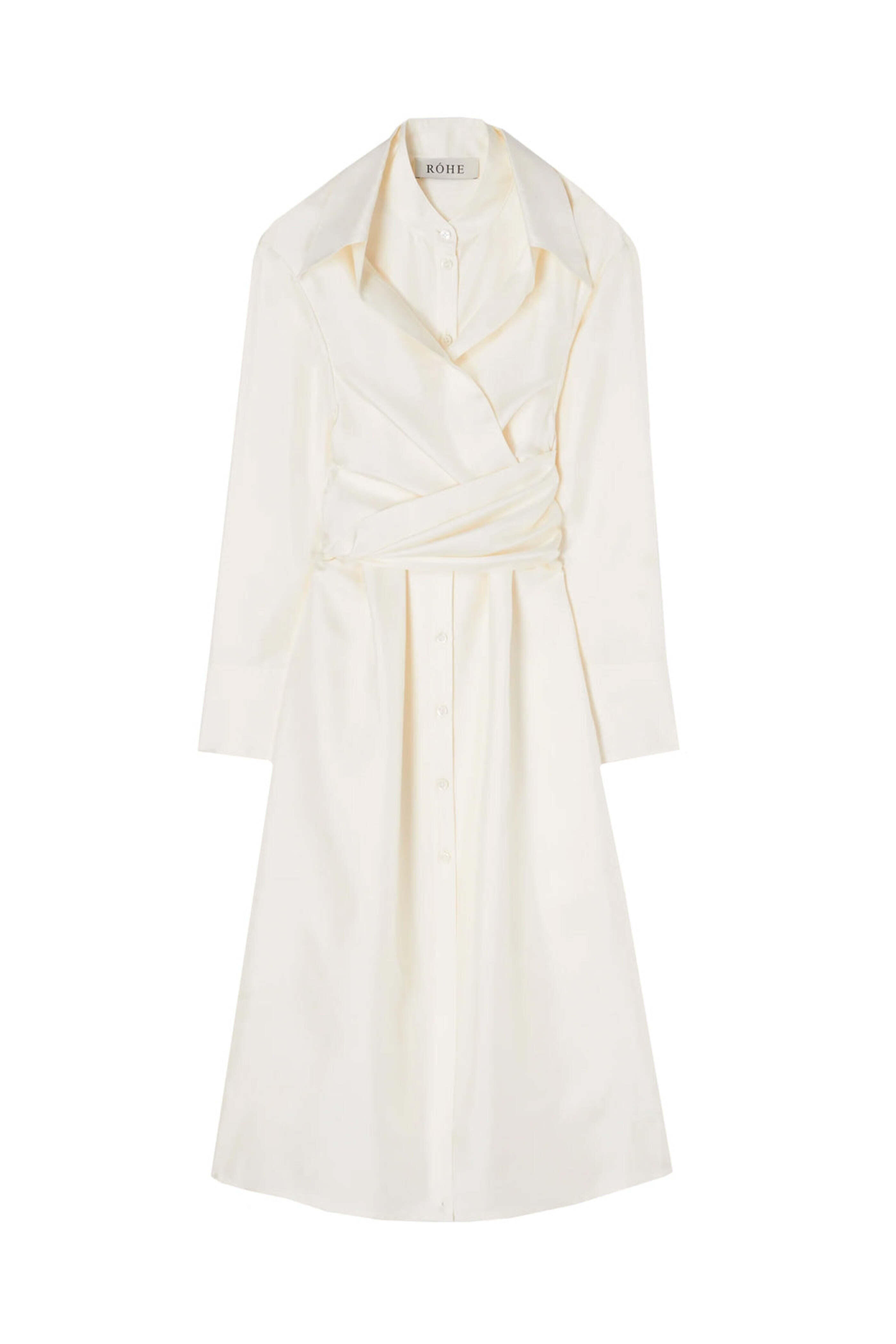 Rohe Frames - Cream Layered Silk Dress
