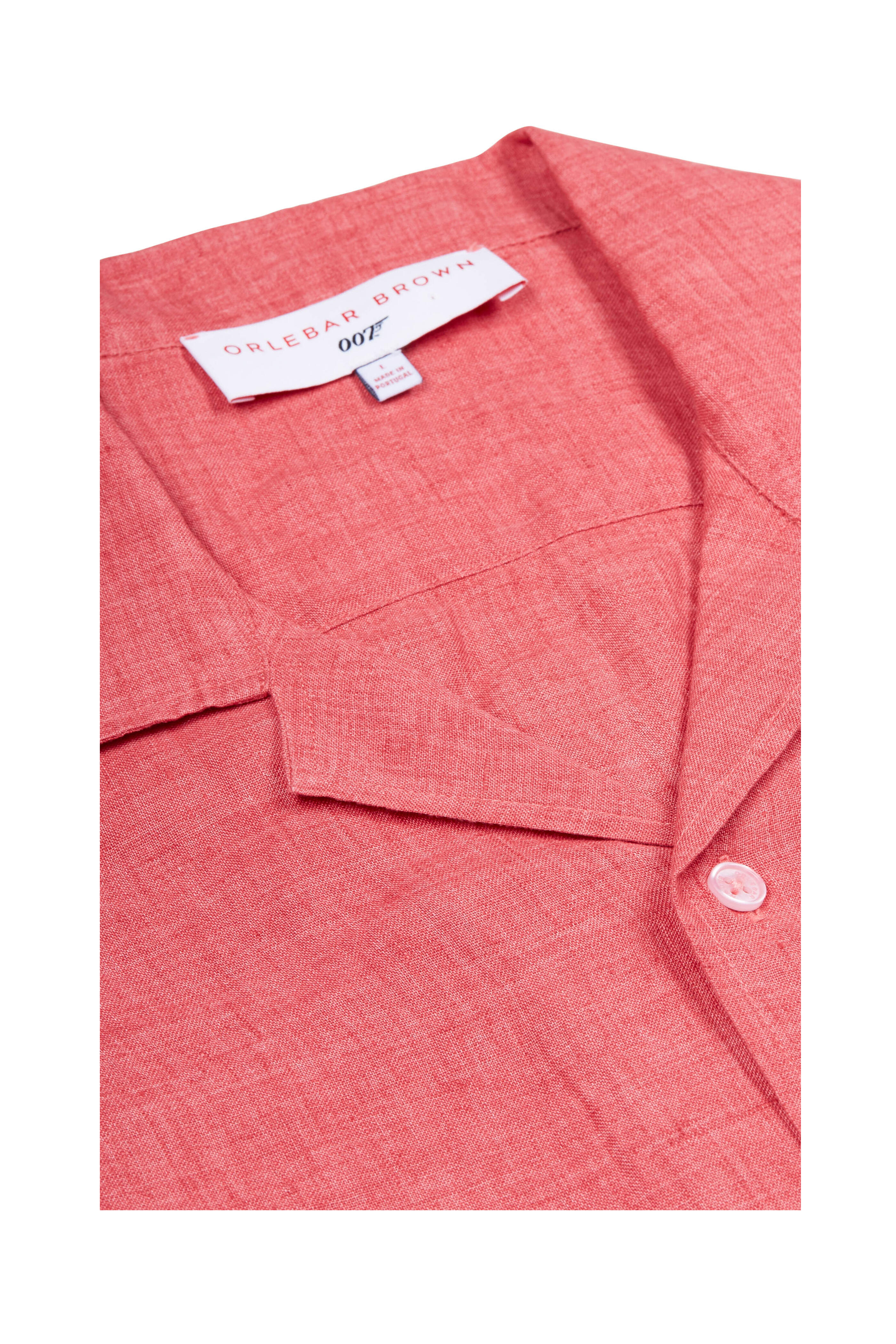 Orlebar Brown - Thunderball Cardinal Short Sleeve Sport Shirt