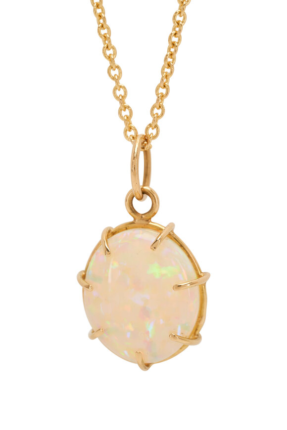 Tina Negri - Ethiopian Opal Oval Pendant