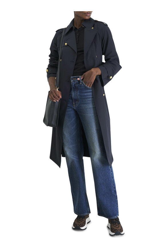 Nili Lotan - Toussaint Dark Navy Trench Coat