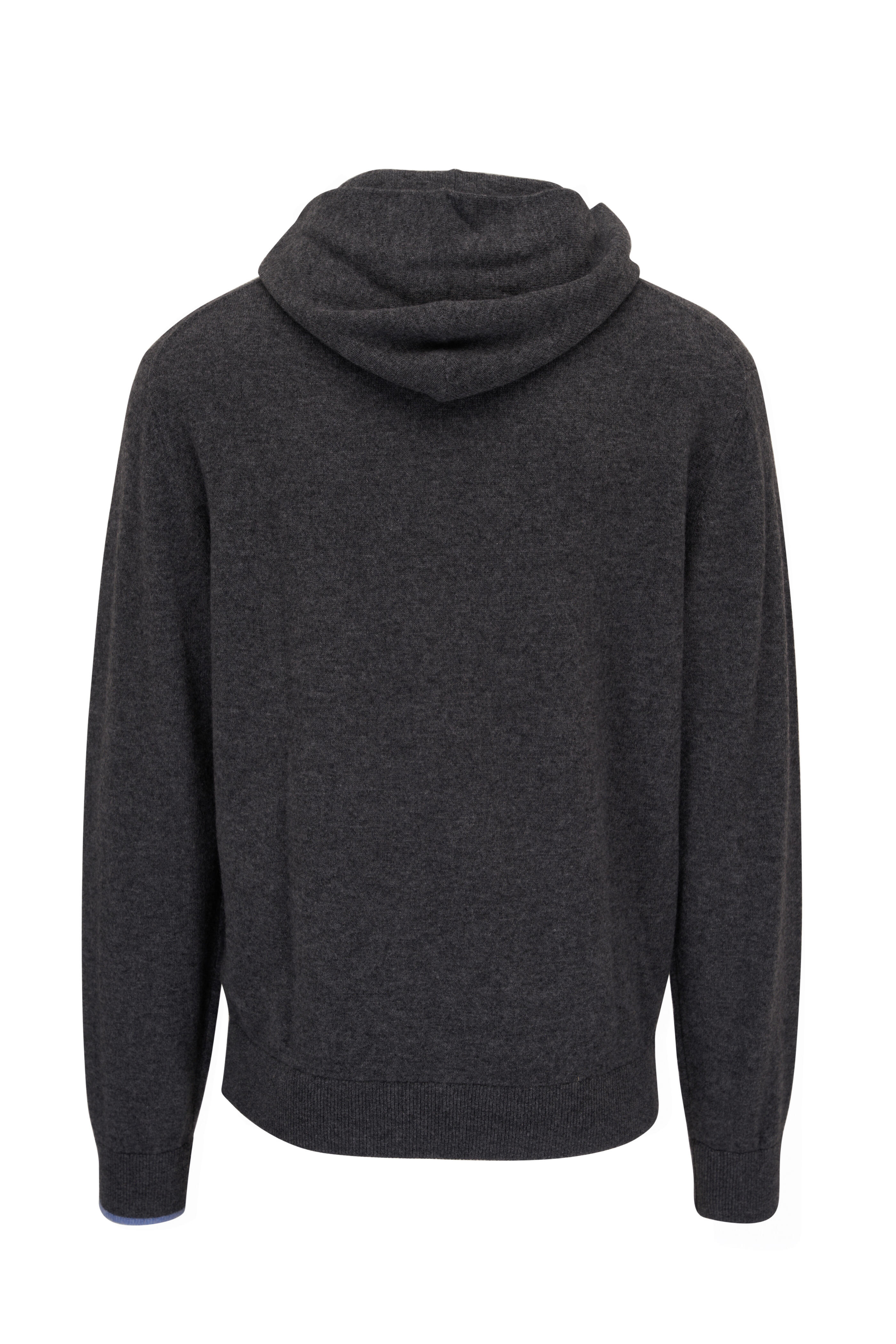 Greyson - Koko Dark Heather Gray Wool & Cashmere Hoodie