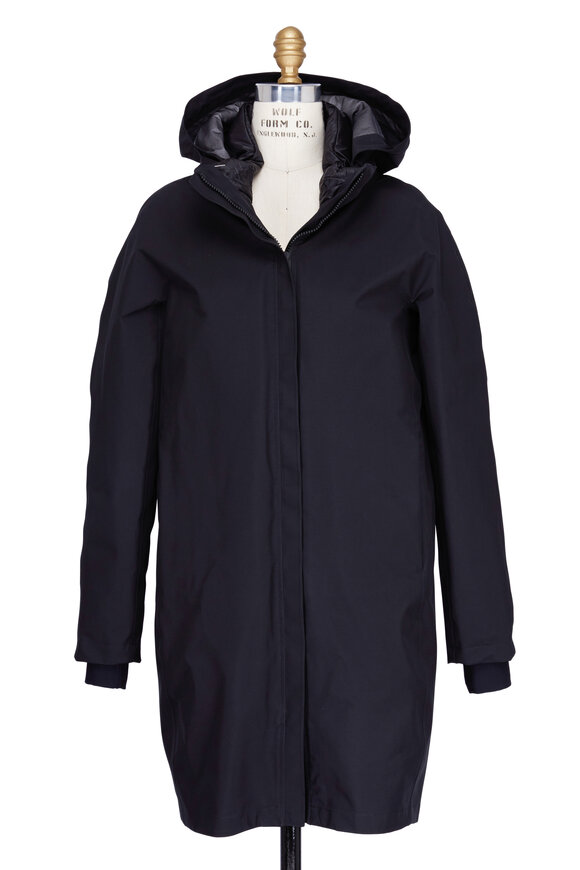 Herno - Black Gortex Hooded Parka 