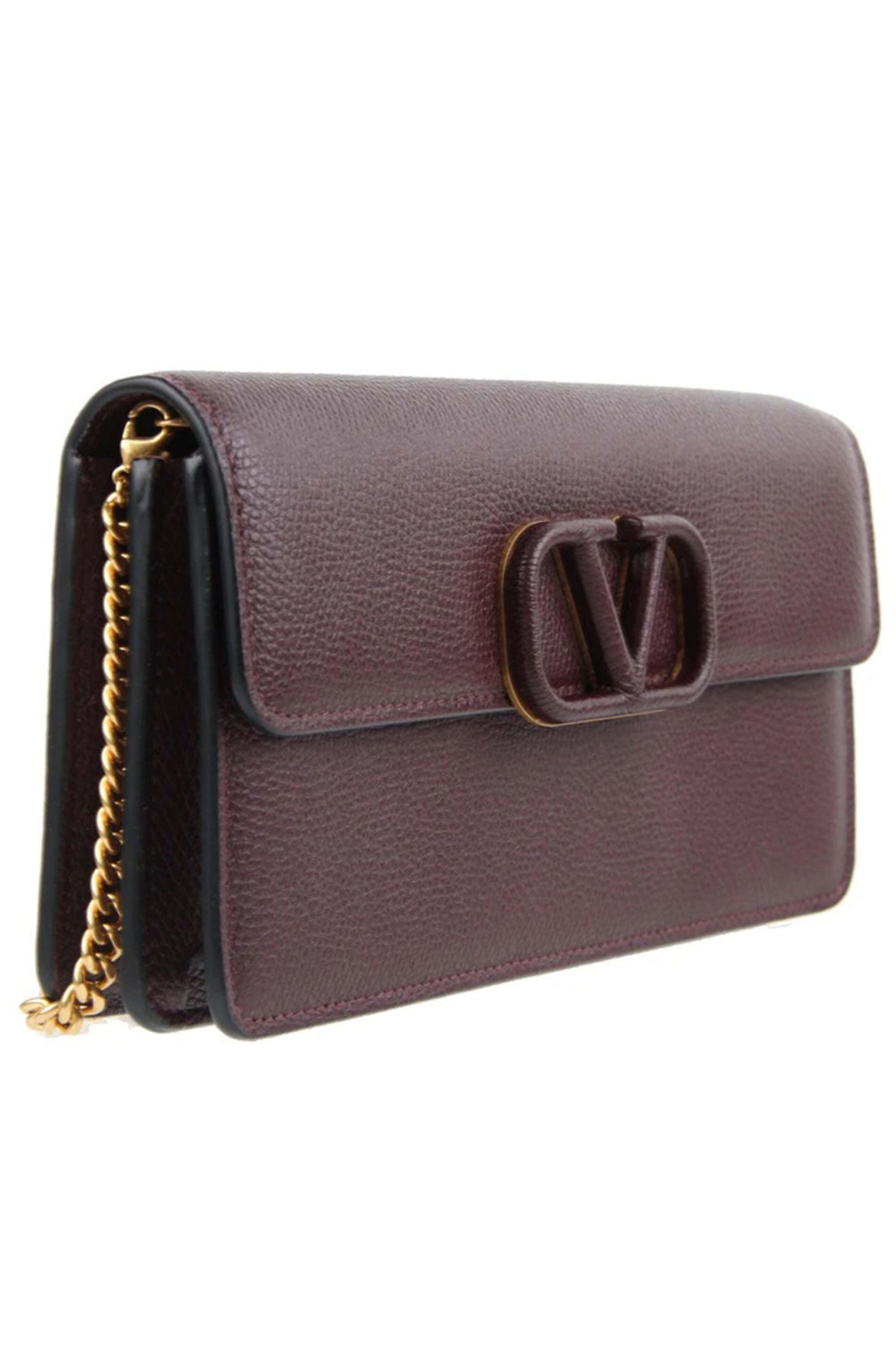 【VALENTINO】VSLING WALLET WITH CHAIN Valentino Garavani - Rubin VSLING Wallet on Chain