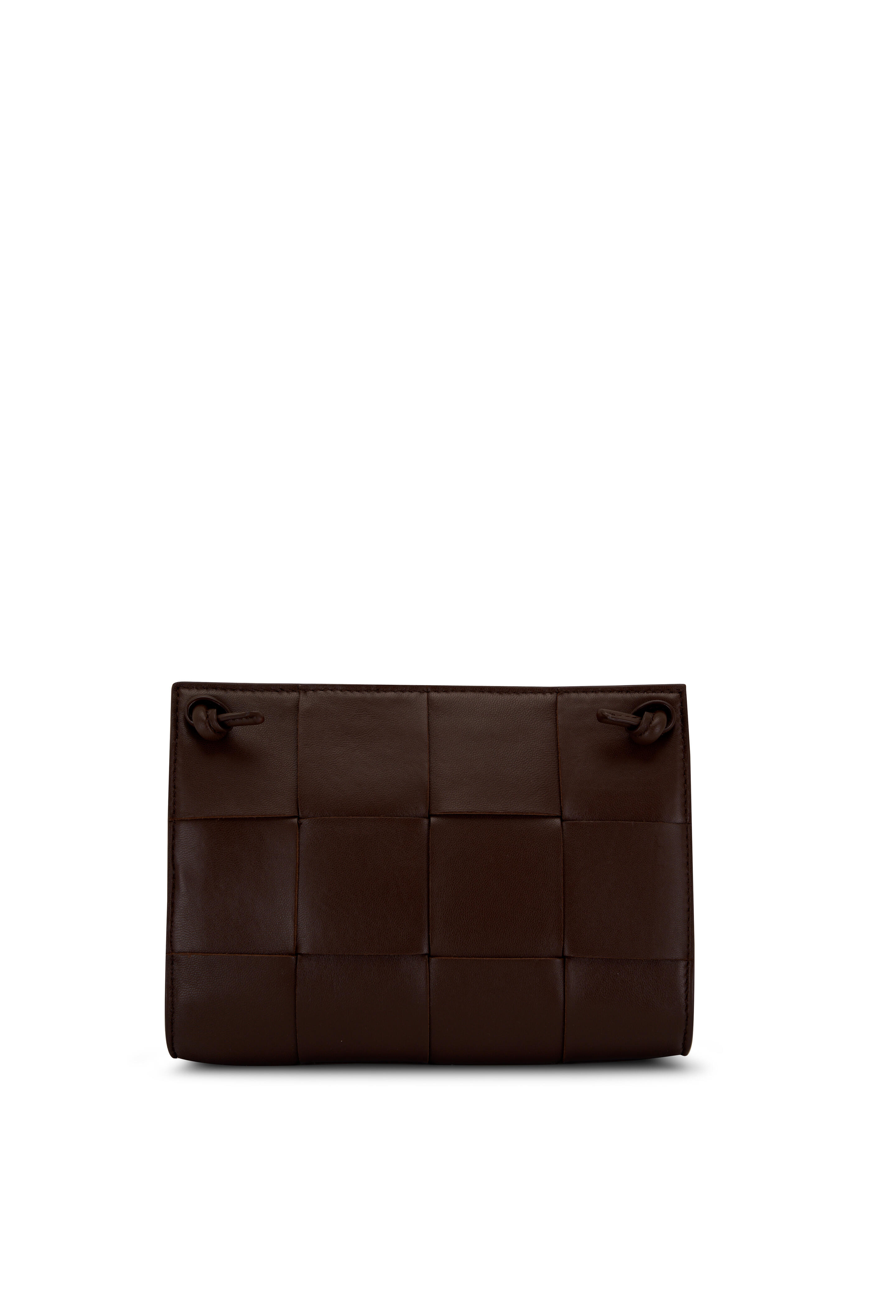 【BOTTEGA VENETA】Intreciato Cassette Mini Crossbody Bag Authentic Bottega Veneta Beige Mini Cassette Cross-Body Bag
